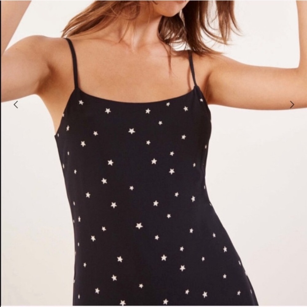 NWT #Reformation satellite mini dress